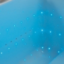 Wanna do hydromasażu Luxury 1.5-1 – podświetlenie LED w kolorze niebieskim.