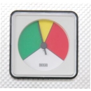 Wskaźnik temperatury i ciśnienia w urządzeniu do borowiny.