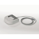 Zabieg laseroterapii wysokoenergetycznej OptonPro wykonywany na przedramieniu pacjenta.