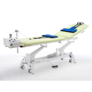 Stół do trakcji Gymna.GO z zestawem do terapii wyciągowej i pasami stabilizującymi.