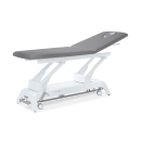 Stół do terapii Gymna.PRO dwusekcyjny z regulowanym zagłówkiem i stabilną podstawą.