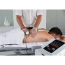 Zabieg diatermii z wykorzystaniem aparatu Thermo TK Zimmer – terapia odcinka lędźwiowego.