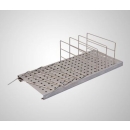 Stalowy kosz na okłady do podgrzewacza WTB 16 – perforowana konstrukcja z uchwytami.