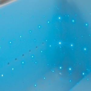 Wanna do hydromasażu Luxury 1.5-1 – podświetlenie LED w kolorze niebieskim.