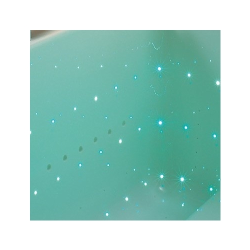 Wanna do hydromasażu Luxury 1.5-1 – efekt koloroterapii w odcieniu zielonym.