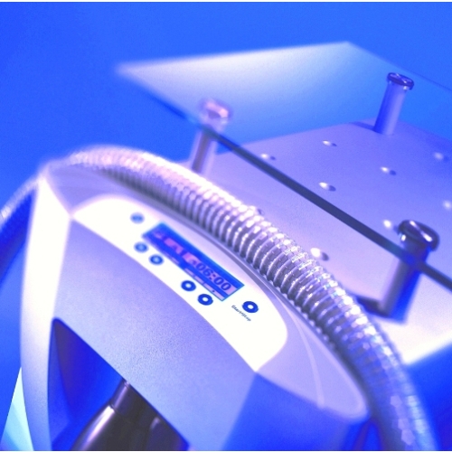 Panel sterujący urządzenia Cryo 6 do krioterapii miejscowej zimnym powietrzem.