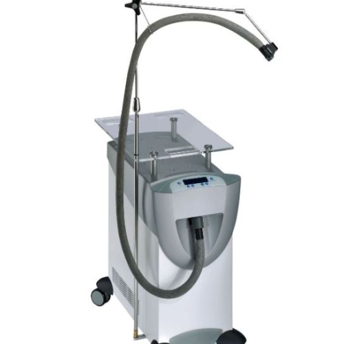 Cryo 6 Laser – kompaktowe urządzenie na kółkach do terapii chłodzącym powietrzem.