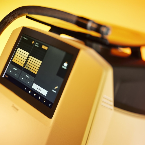 Cryo 7 – panel dotykowy urządzenia do terapii zimnym powietrzem.