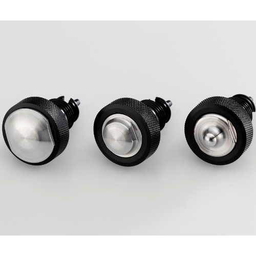 Zestaw końcówek aplikacyjnych do aparatu enPuls – różne średnice głowic.