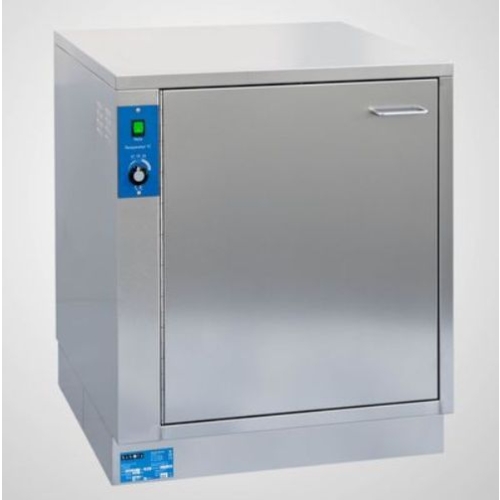 Szafa grzewcza do przechowywania okładów parafinowych – zamknięta obudowa stalowa.