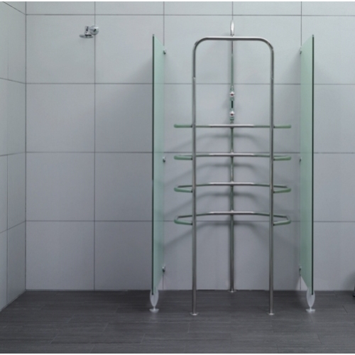 Natrysk płaszczowy model 5-56-9S – urządzenie do hydroterapii z systemem poziomych dysz wodnych i przeszklonymi osłonami