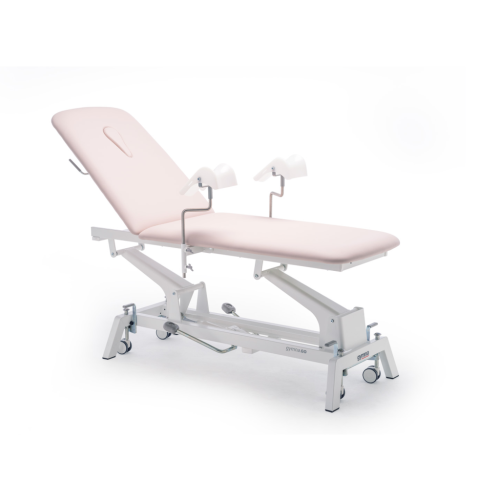 Stół do masażu Gymna.GO Traction z podłokietnikami i otworem na twarz.