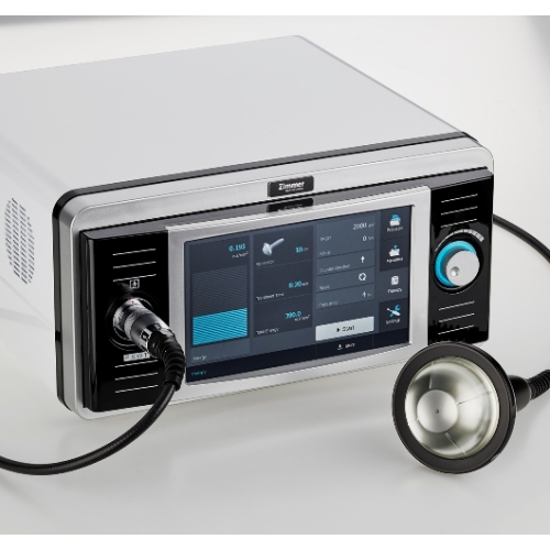 enShock – urządzenie do terapii skupioną falą uderzeniową z głowicą zabiegową.